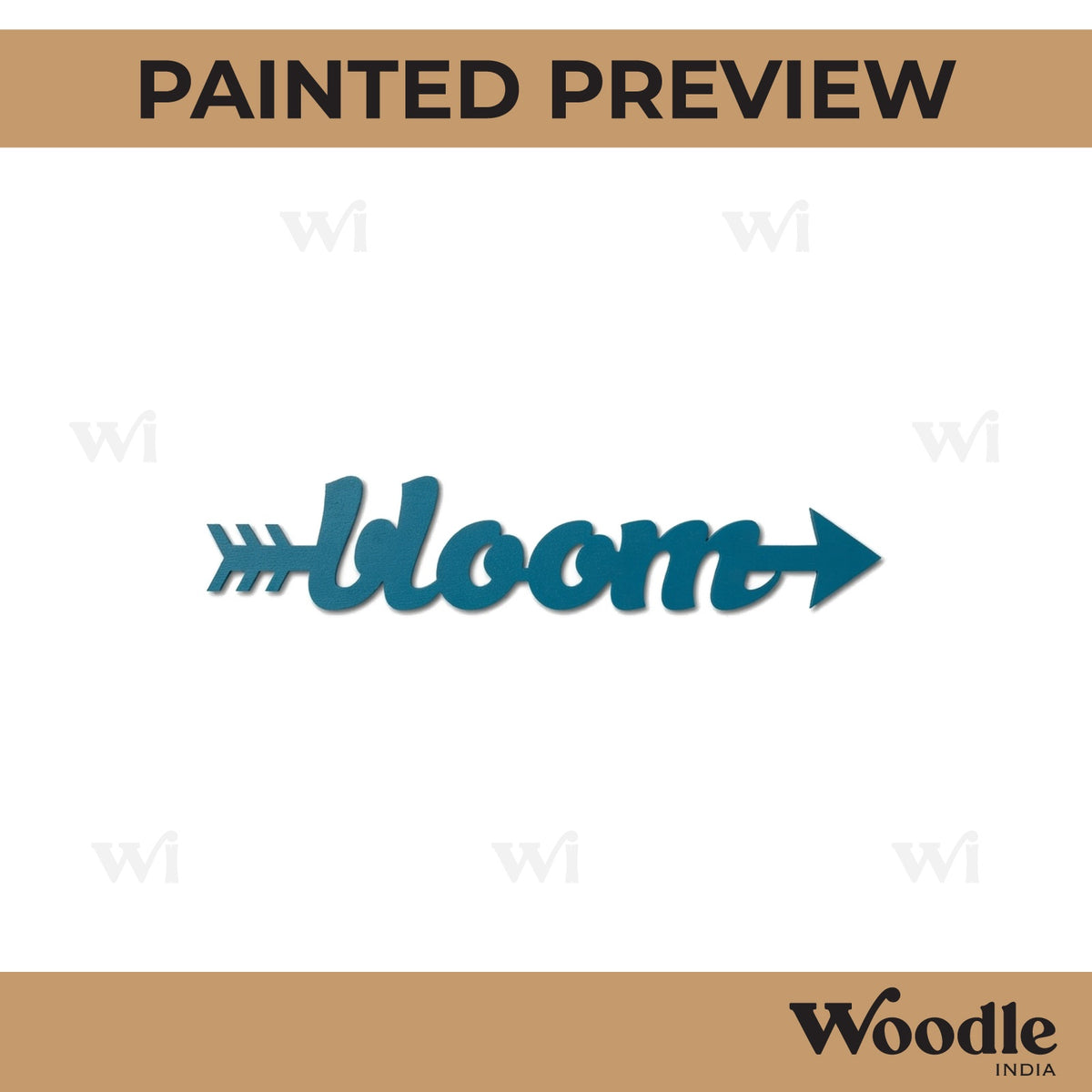 Bloom Arrow Cutout MDF Design 1