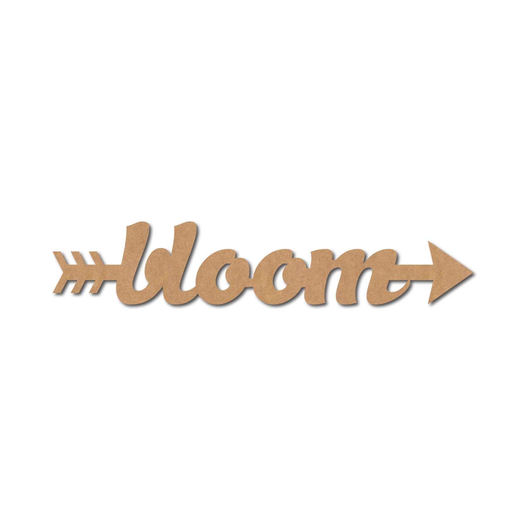 Bloom Arrow MDF Cutout – Woodle India