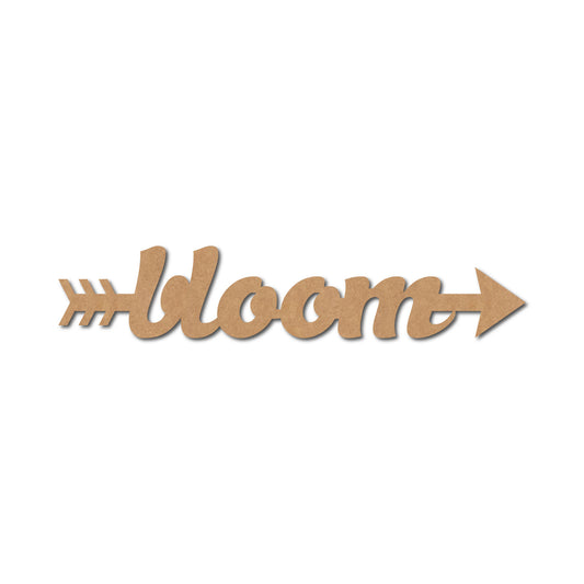 Bloom Arrow Cutout MDF Design 1