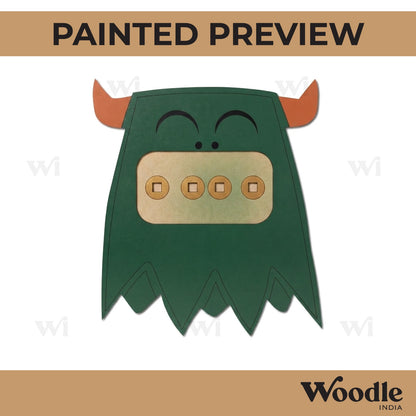 Blue Monster Pre Marked MDF Design 1