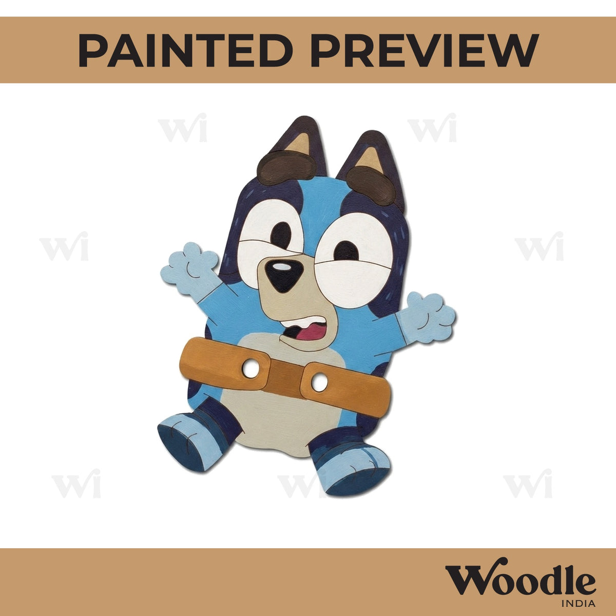 Bluey Dog Cartoon Pre Marked MDF Design 1