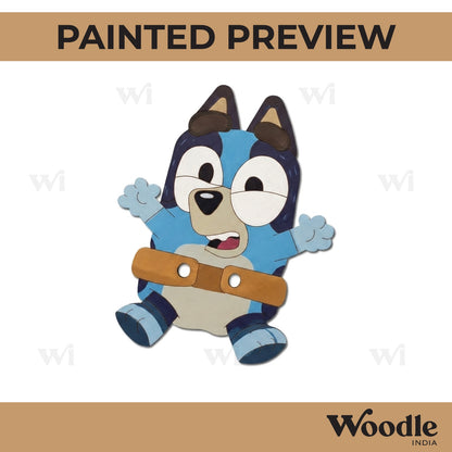 Bluey Dog Cartoon Pre Marked MDF Design 1