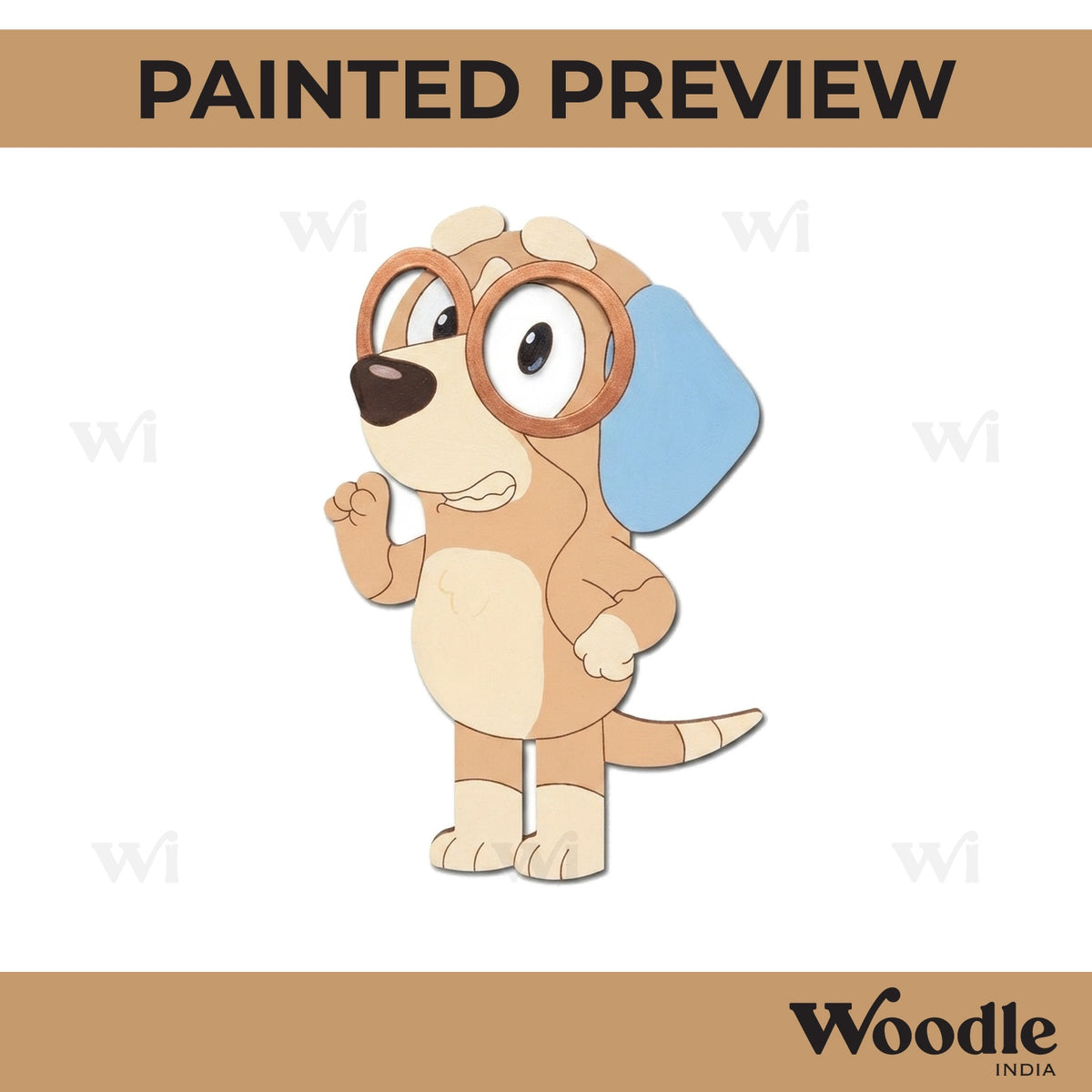 Bluey Dog Cartoon Pre Marked MDF Design 2