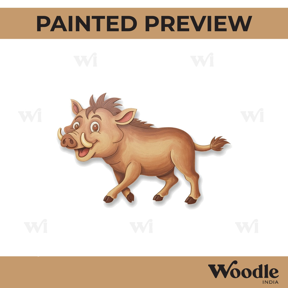 Boar Pre Marked MDF Design 1
