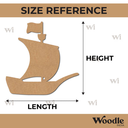 Boat Cutout MDF Design 3