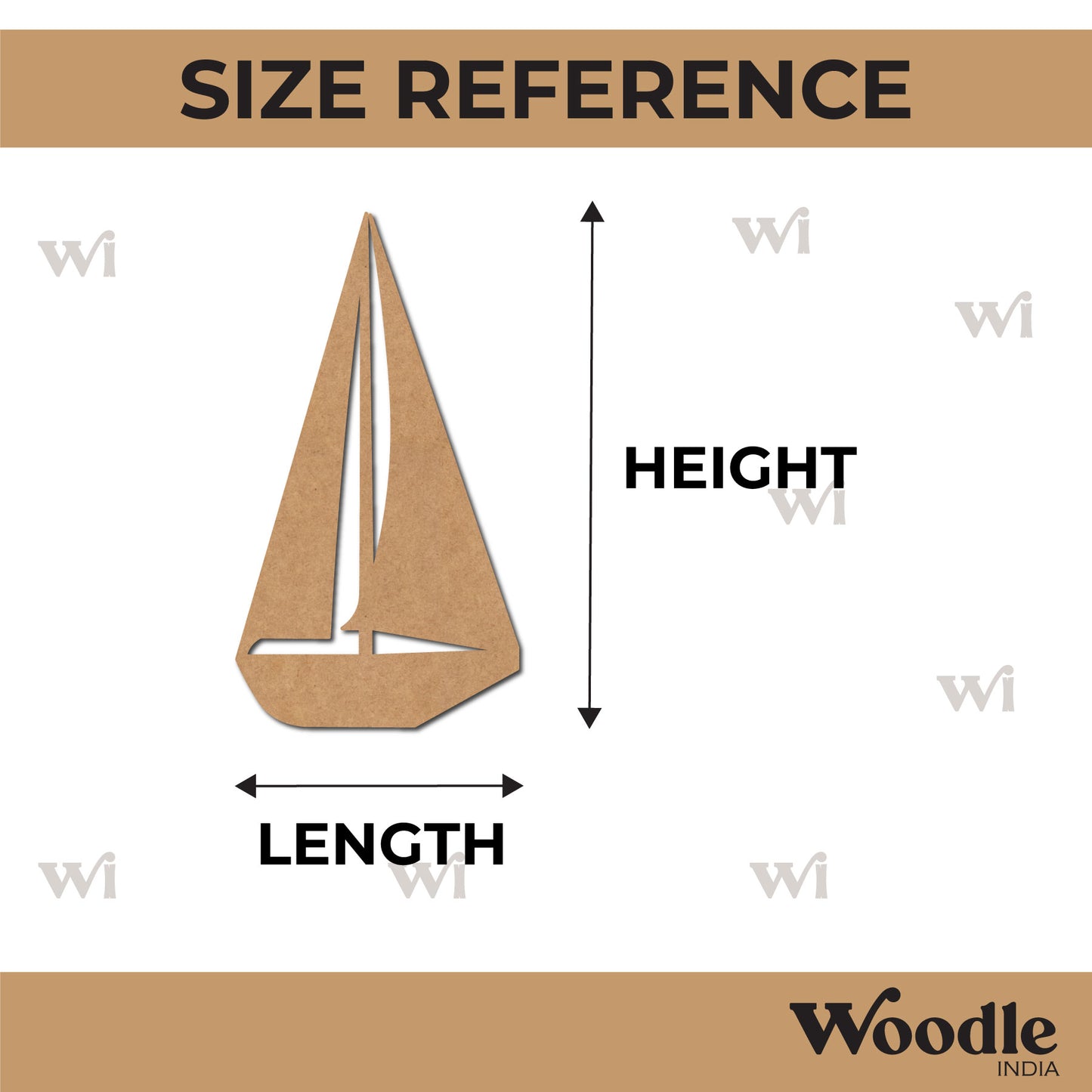 Boat Cutout MDF Design 5