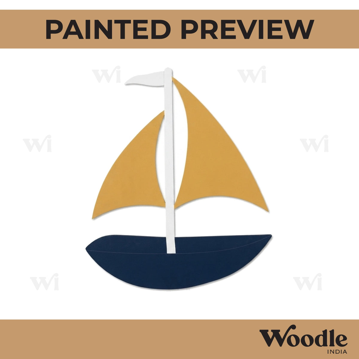 Boat Pre Marked MDF Design 1