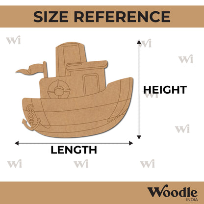 Boat Pre Marked MDF Design 3