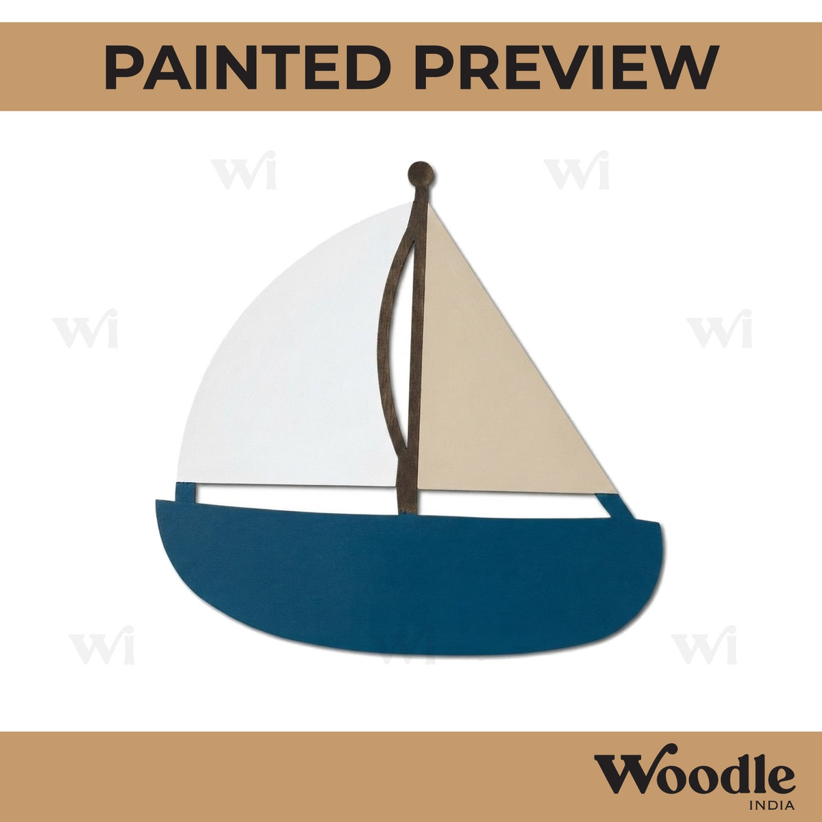 Boat Pre Marked MDF Design 5