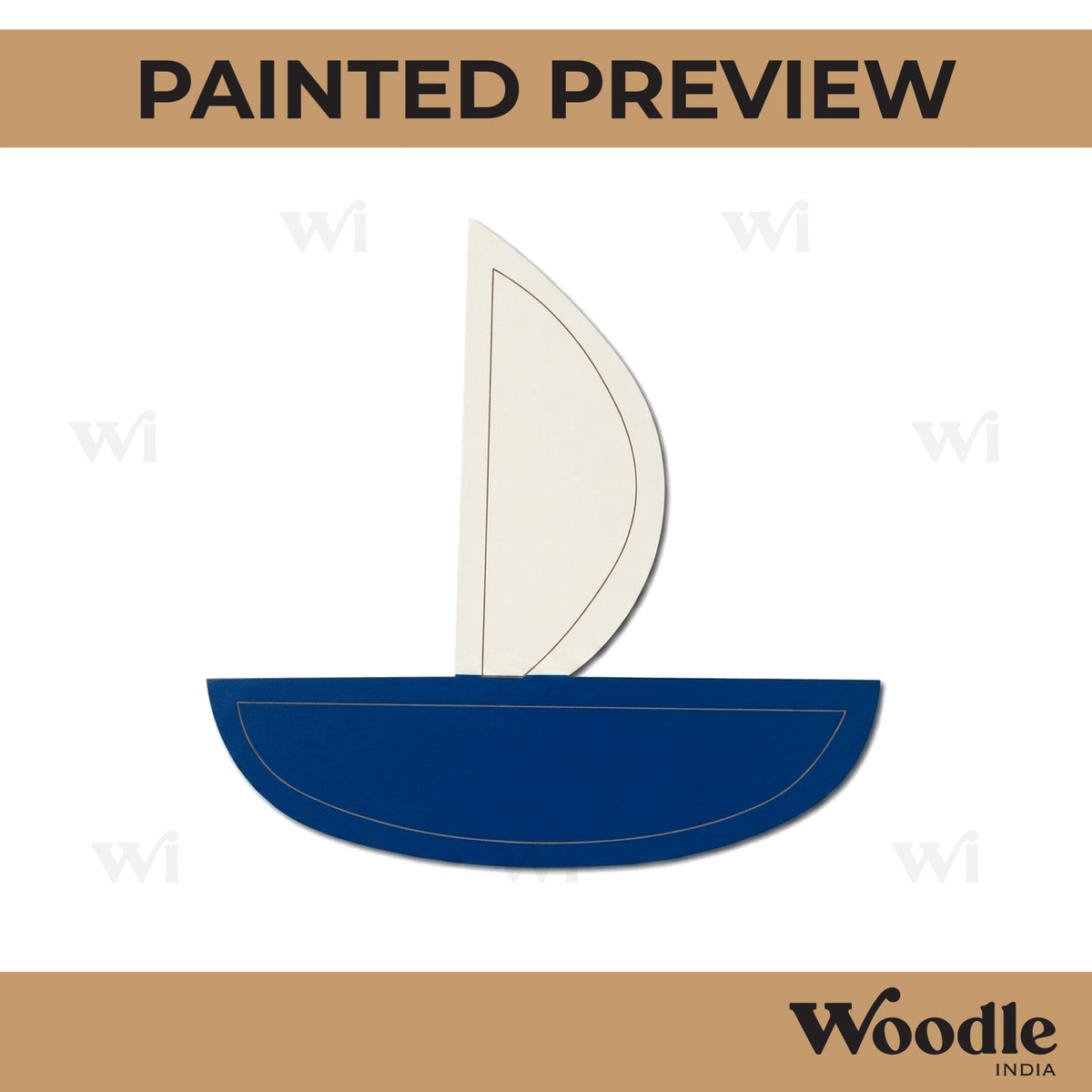 Boat Pre Marked MDF Design 6