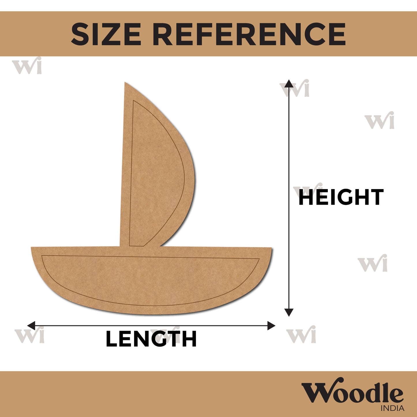 Boat Pre Marked MDF Design 6