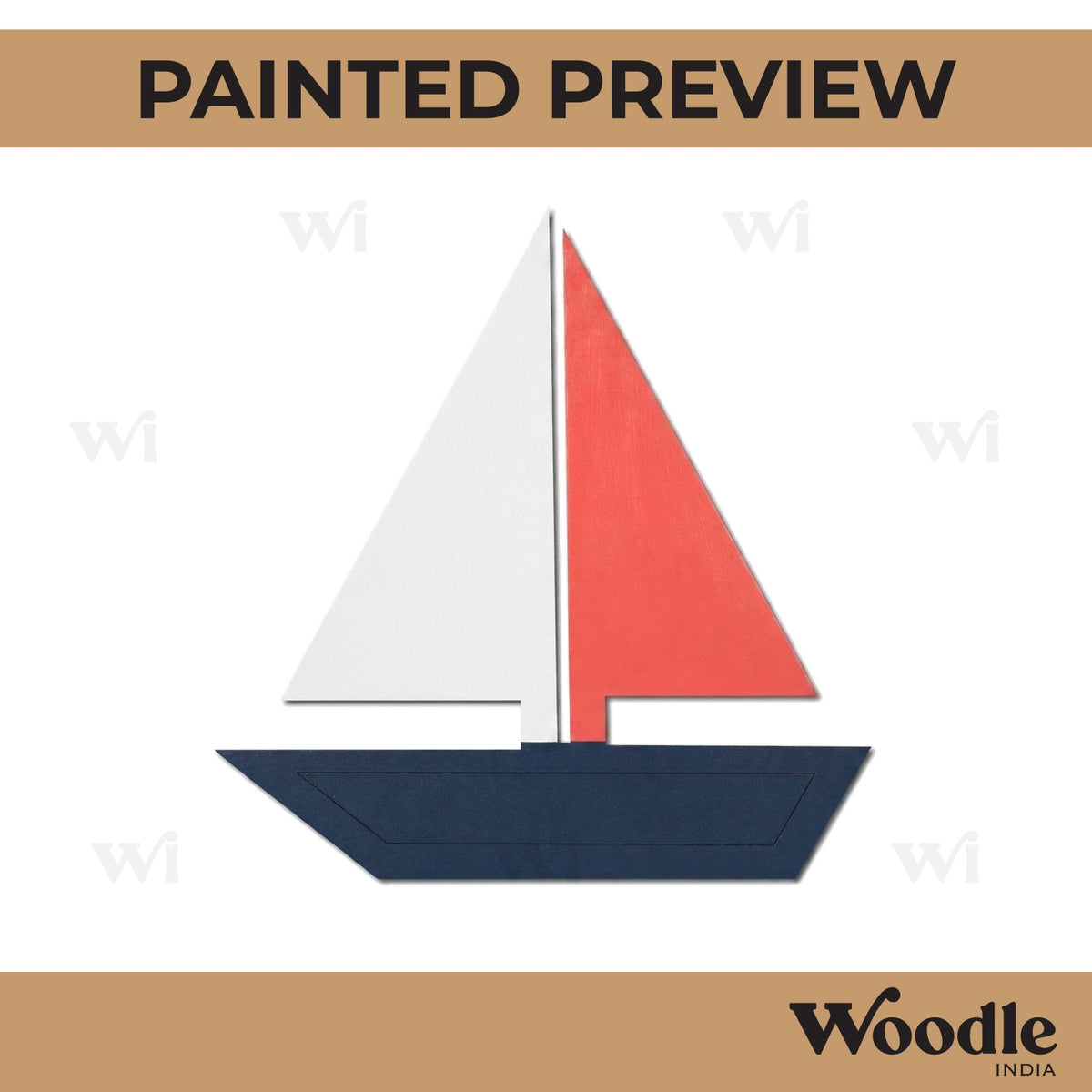 Boat Pre Marked MDF Design 7