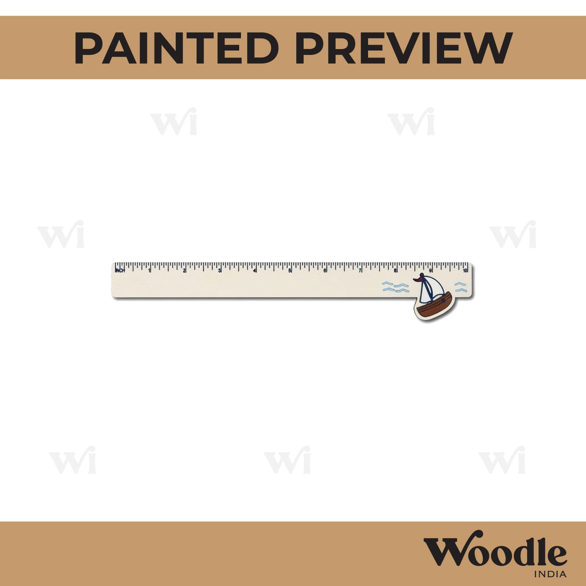 Boat Ruler Scale MDF Design 1