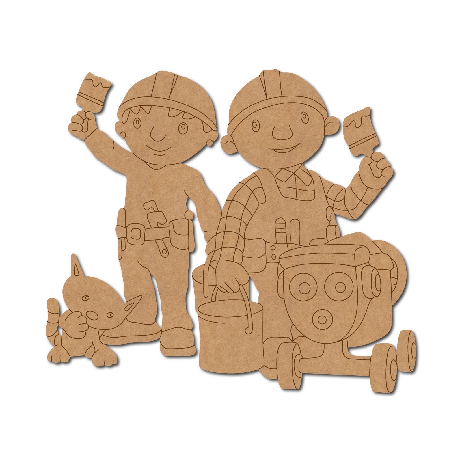 Bob the builder wooden fashion puzzle