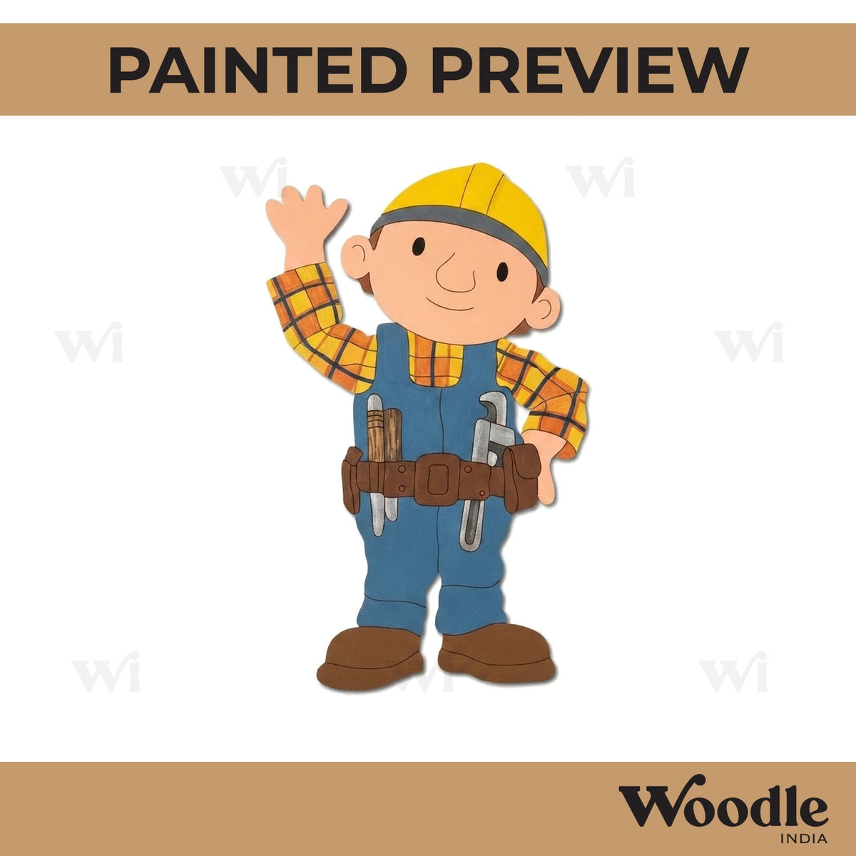 Bob The Builder Pre Marked MDF Design 3