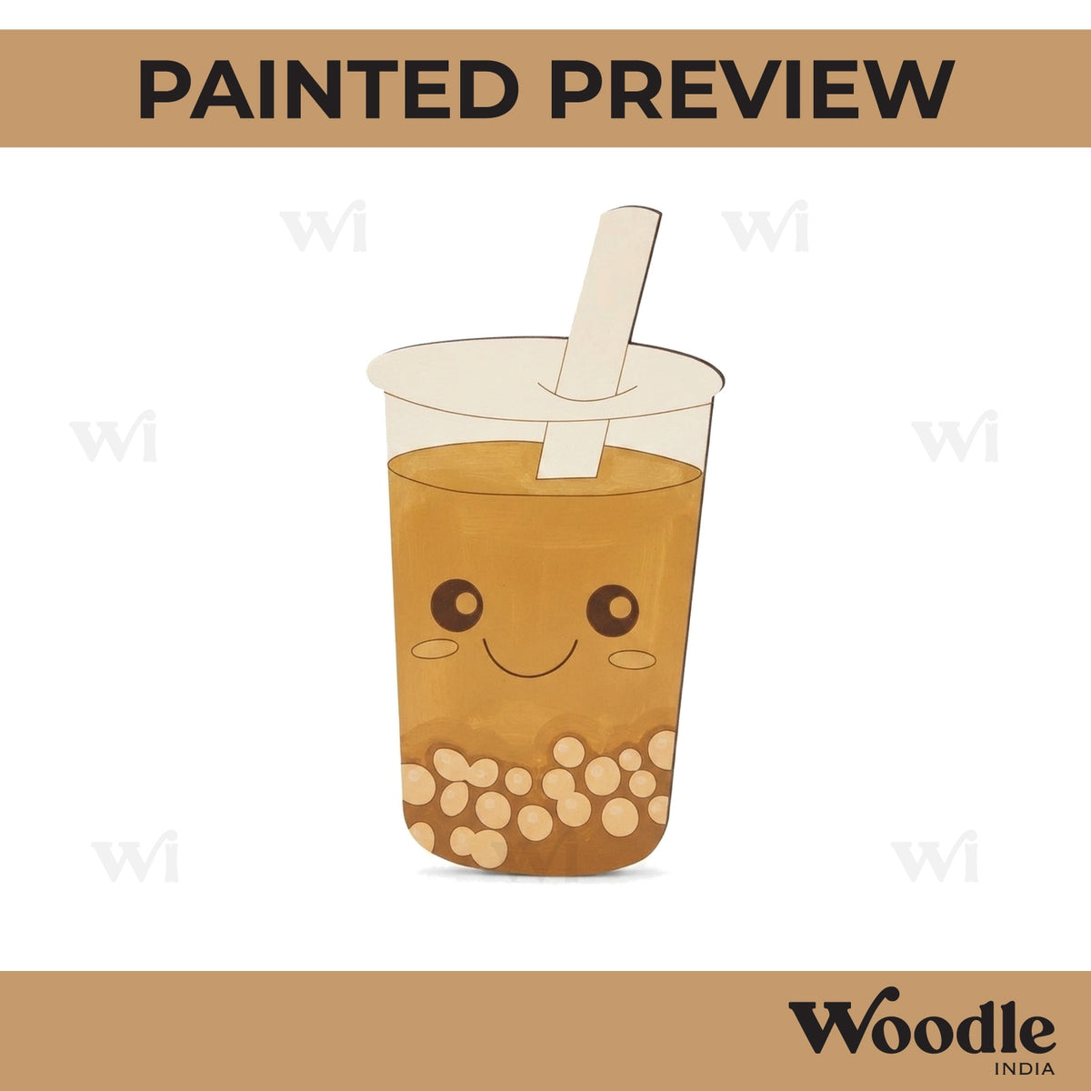 Boba Tea Pre Marked MDF Design 1