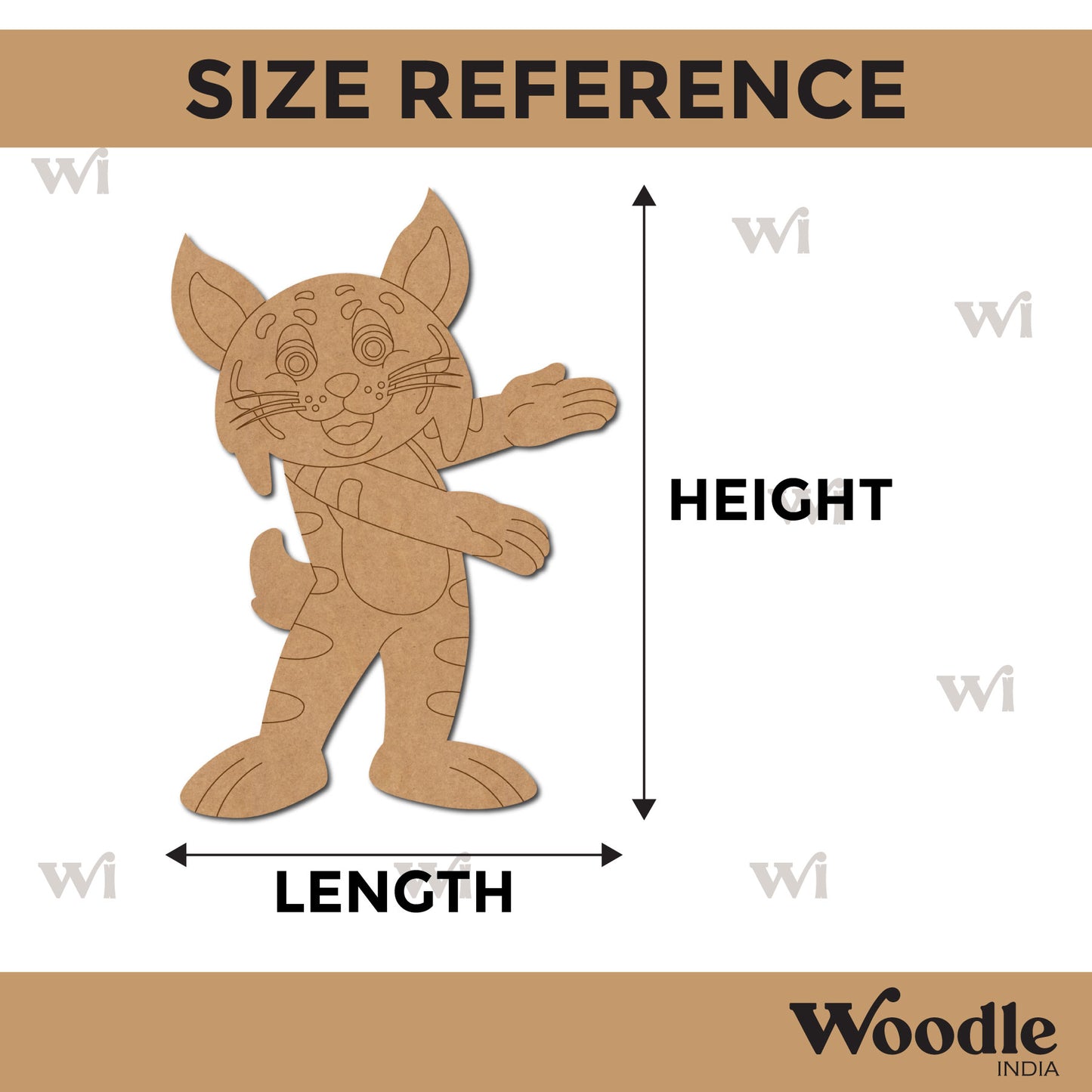 Bobcat Pre Marked MDF Design 1