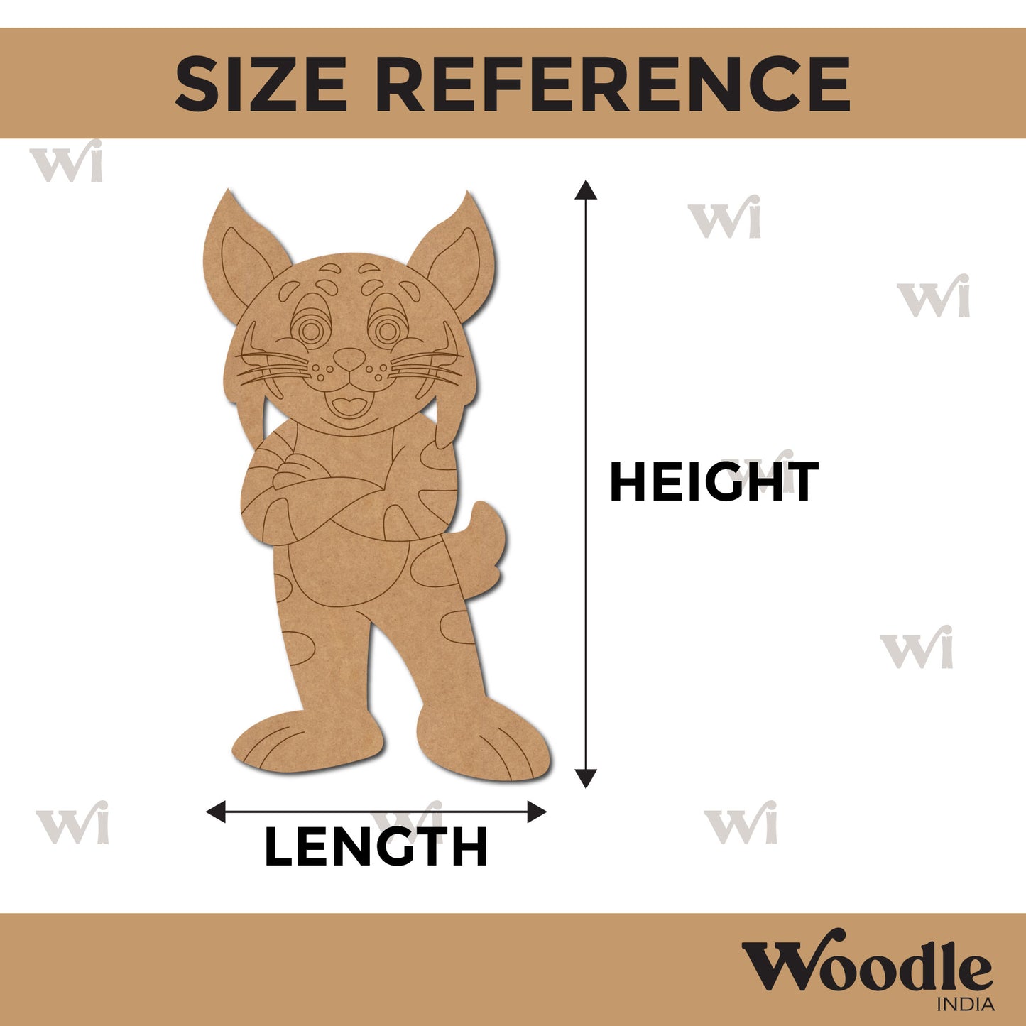 Bobcat Pre Marked MDF Design 4