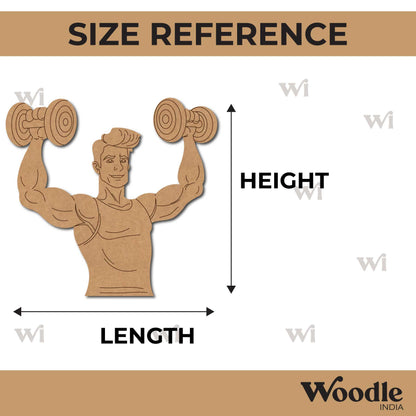 Bodybuilder Pre Marked MDF Design 2