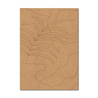 Boho Art Pre Marked Rectangle MDF Design 2