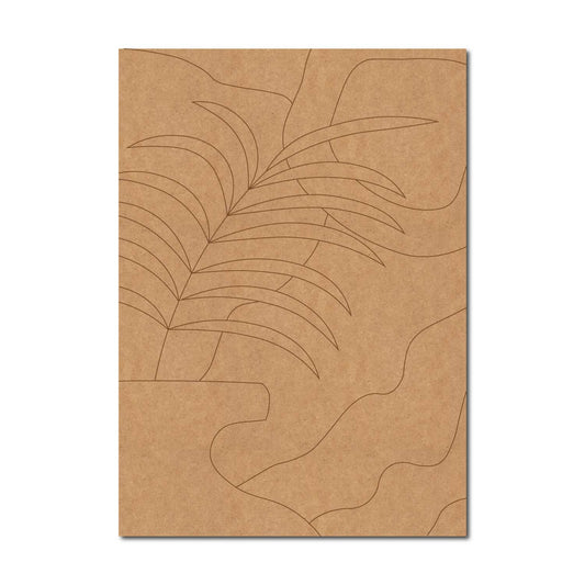 Boho Art Pre Marked Rectangle MDF Design 2