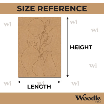 Boho Art Pre Marked Rectangle MDF Design 6