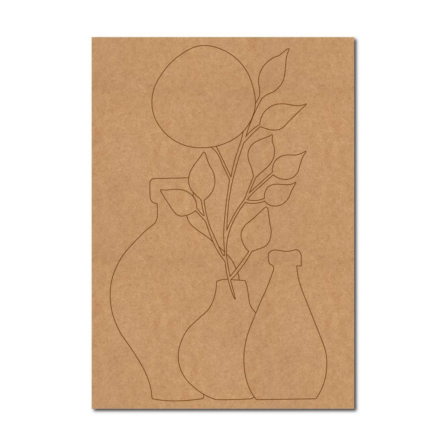 Boho Art Pre Marked Rectangle MDF Design 6