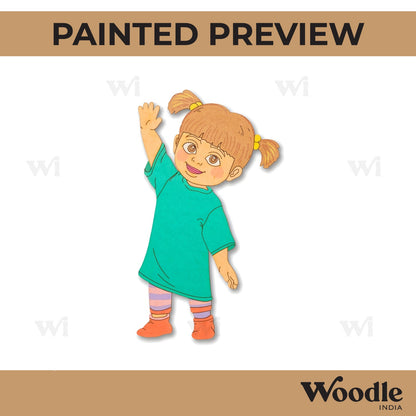 Boo Girl Monsters Inc. Disney Pre Marked MDF Design 1