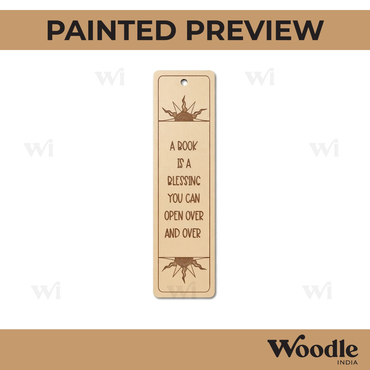 Bookmark MDF Design 41