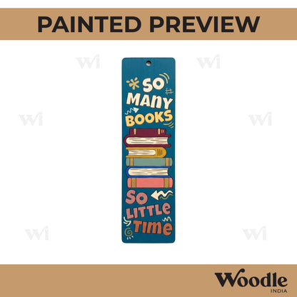 Books Bookmark Pre Marked MDF Design 1