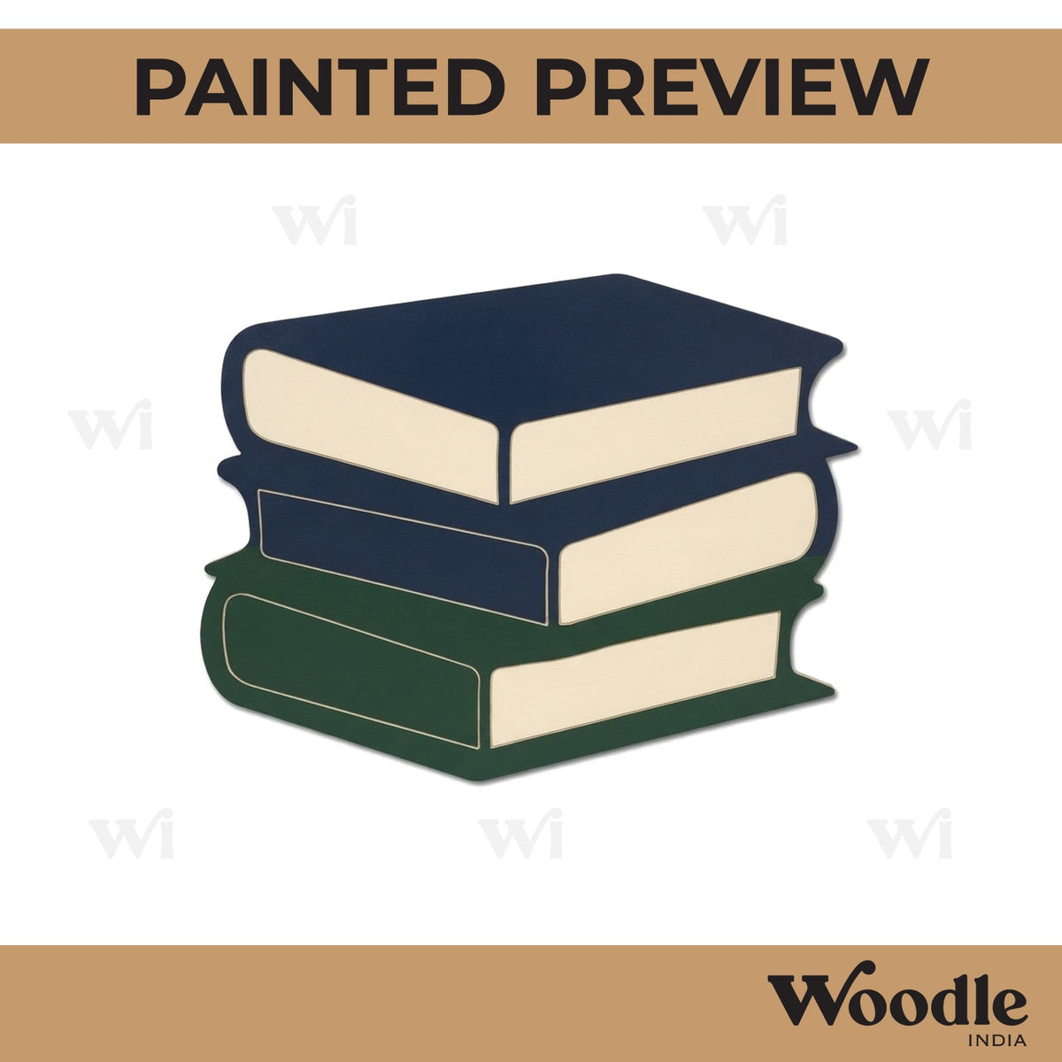 Books Pre Marked MDF Design 1