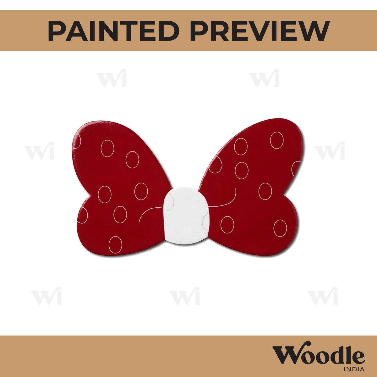 Bow Pre Marked MDF Design 1