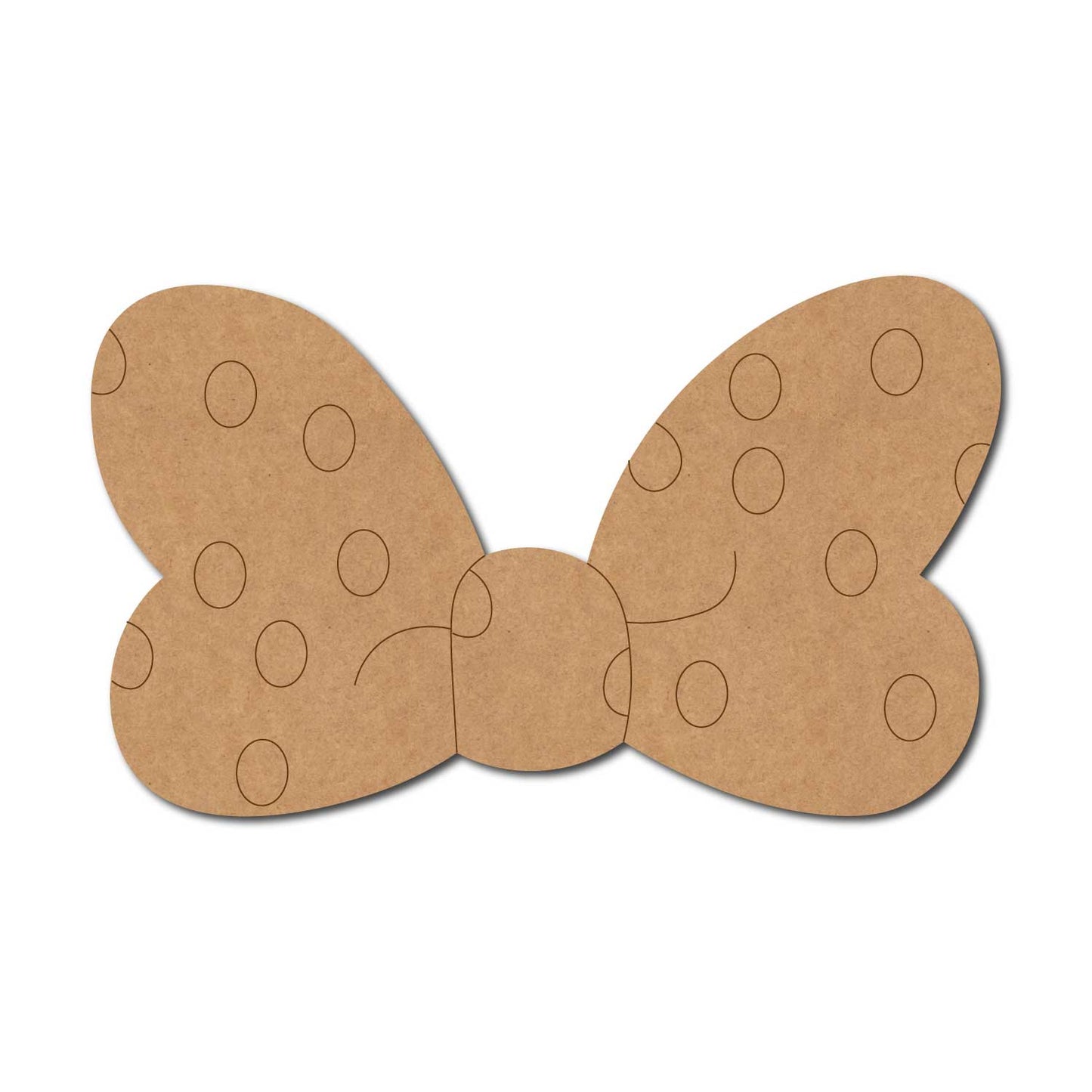 Bow Pre Marked MDF Design 1