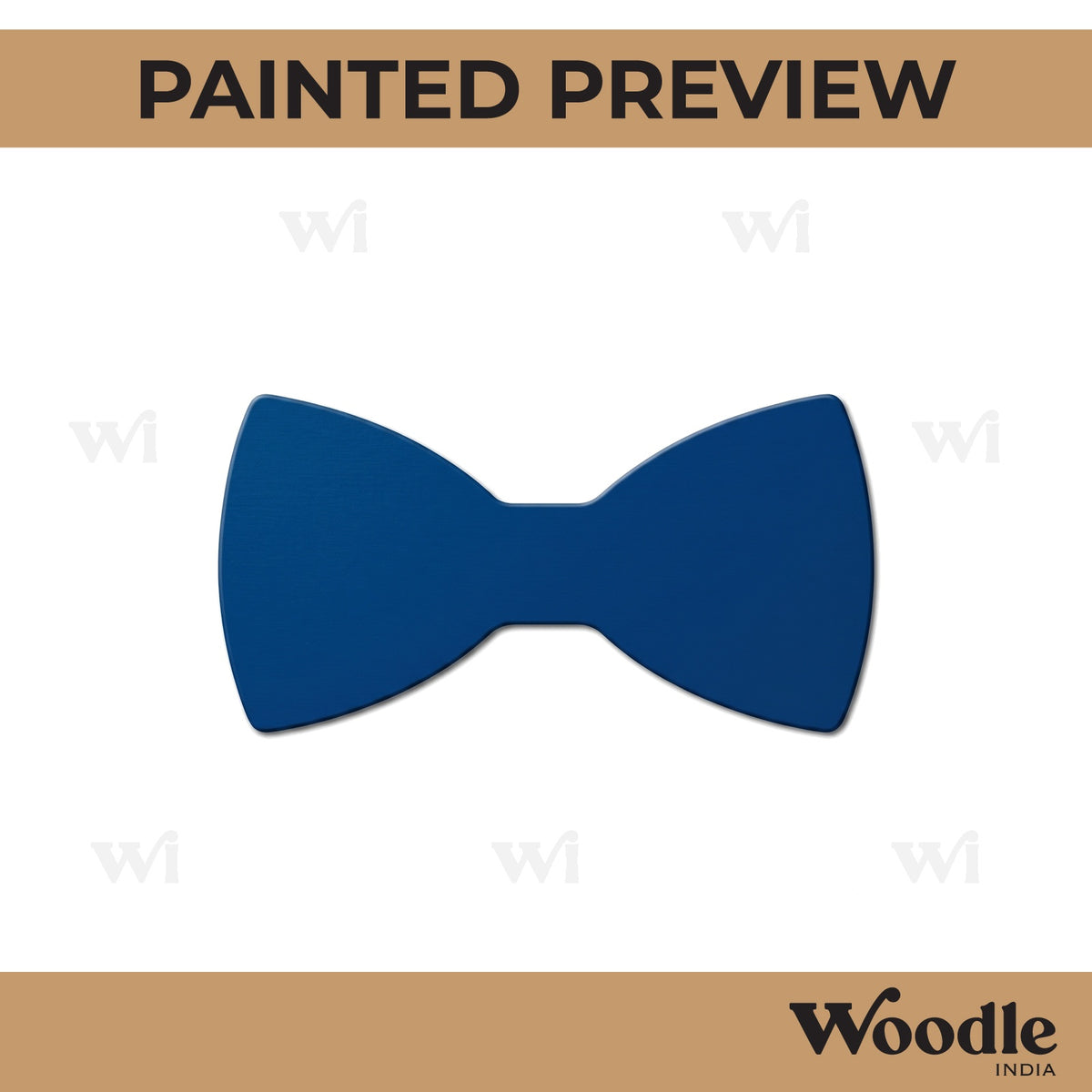 Bow Tie Cutout MDF Design 1