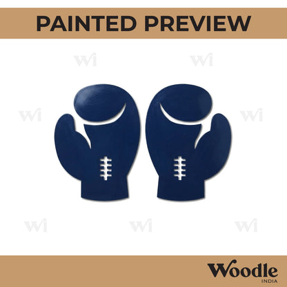 Boxing Gloves Cutout MDF Design 1