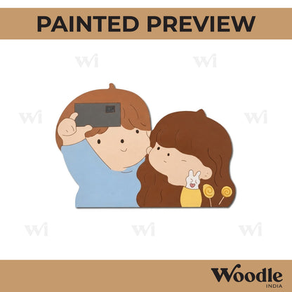 Boy And Girl Pre Marked MDF Design 1