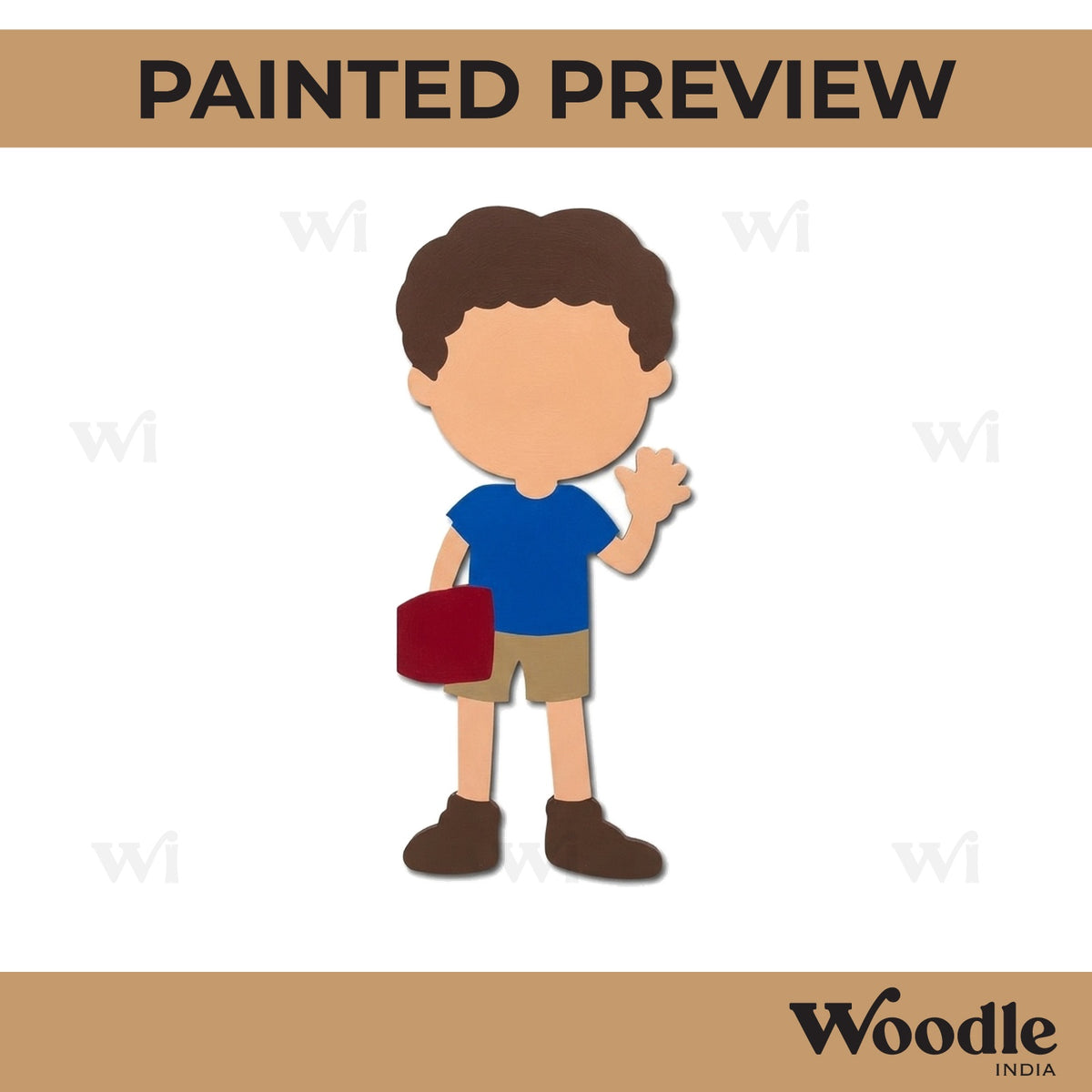 Boy Cutout MDF Design 11