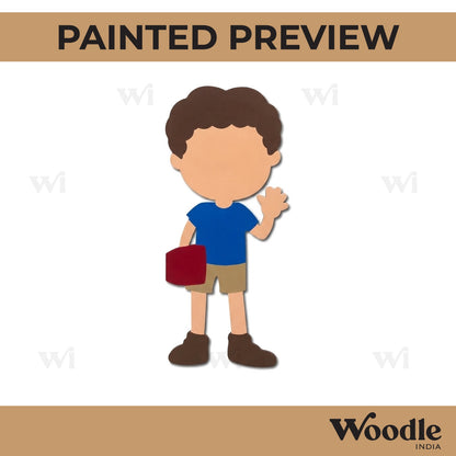 Boy Cutout MDF Design 11