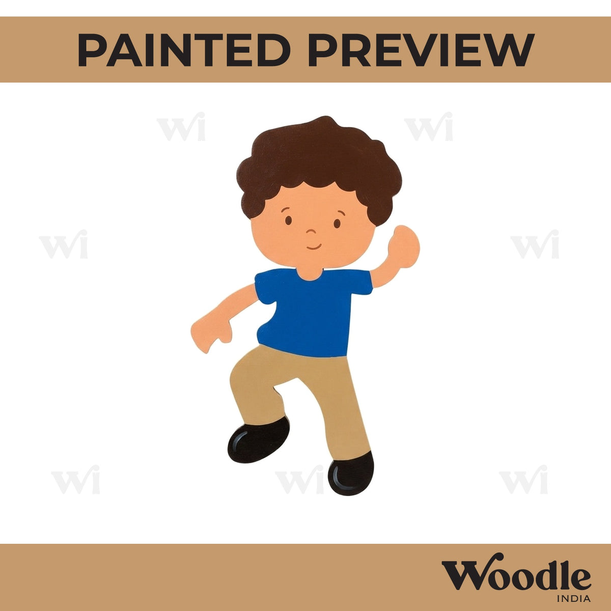 Boy Cutout MDF Design 12