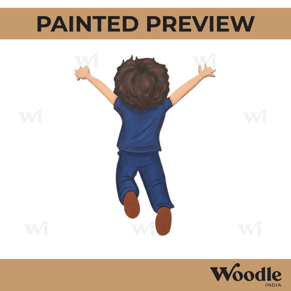 Boy Cutout MDF Design 13