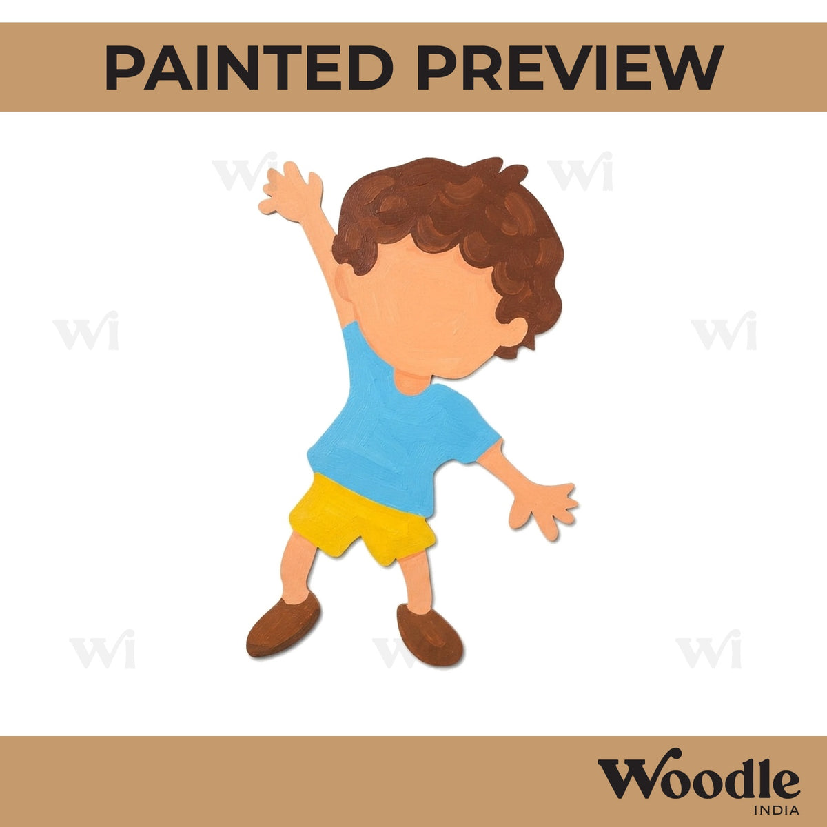 Boy Cutout MDF Design 14