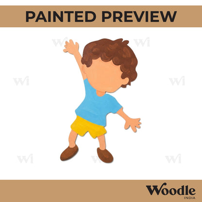 Boy Cutout MDF Design 14