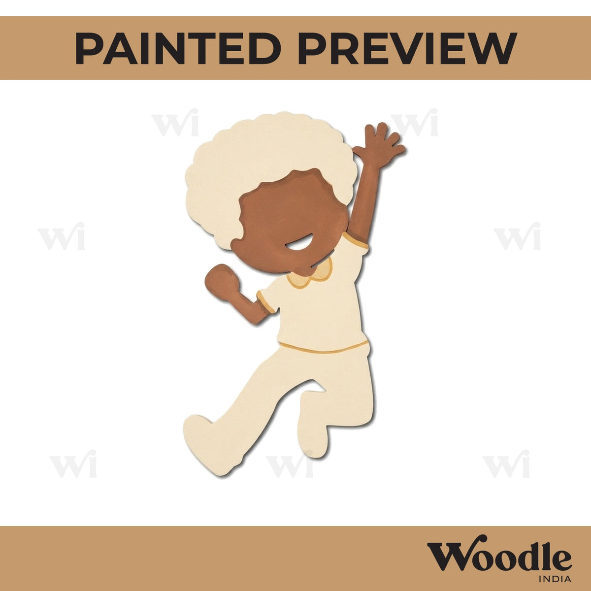 Boy Cutout MDF Design 4