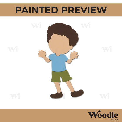 Boy Cutout MDF Design 5