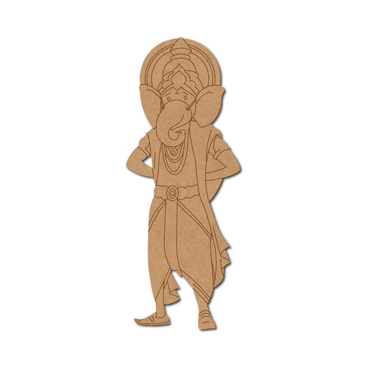 Boy In Ganesha Costume Pre Marked MDF Design 1