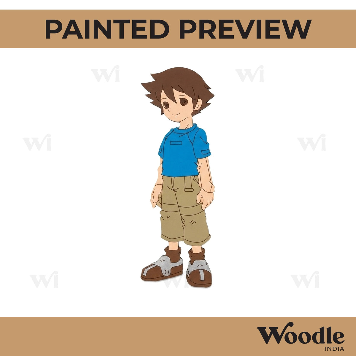 Boy Sonic Pre Marked MDF Design 1