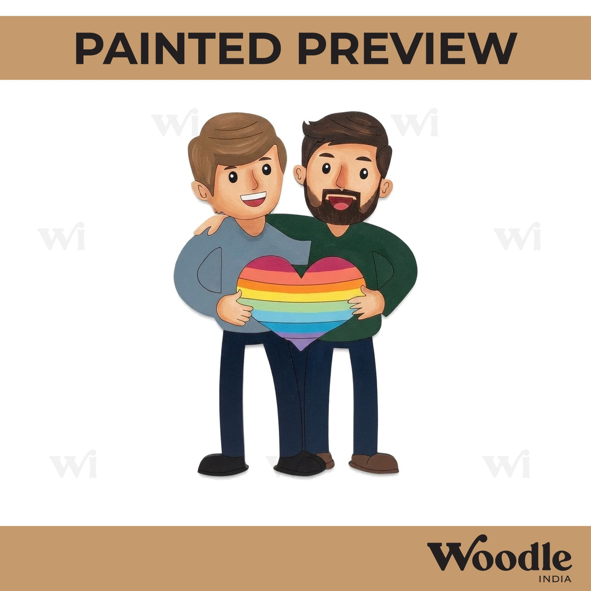 Boys LGBTQ+ Pre Marked MDF Design 3