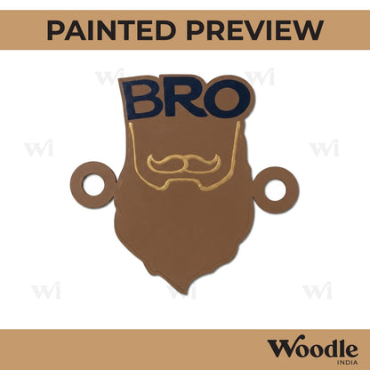 Bro Rakhi Pre Marked MDF Design 2