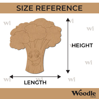 Broccoli Pre Marked MDF Design 1