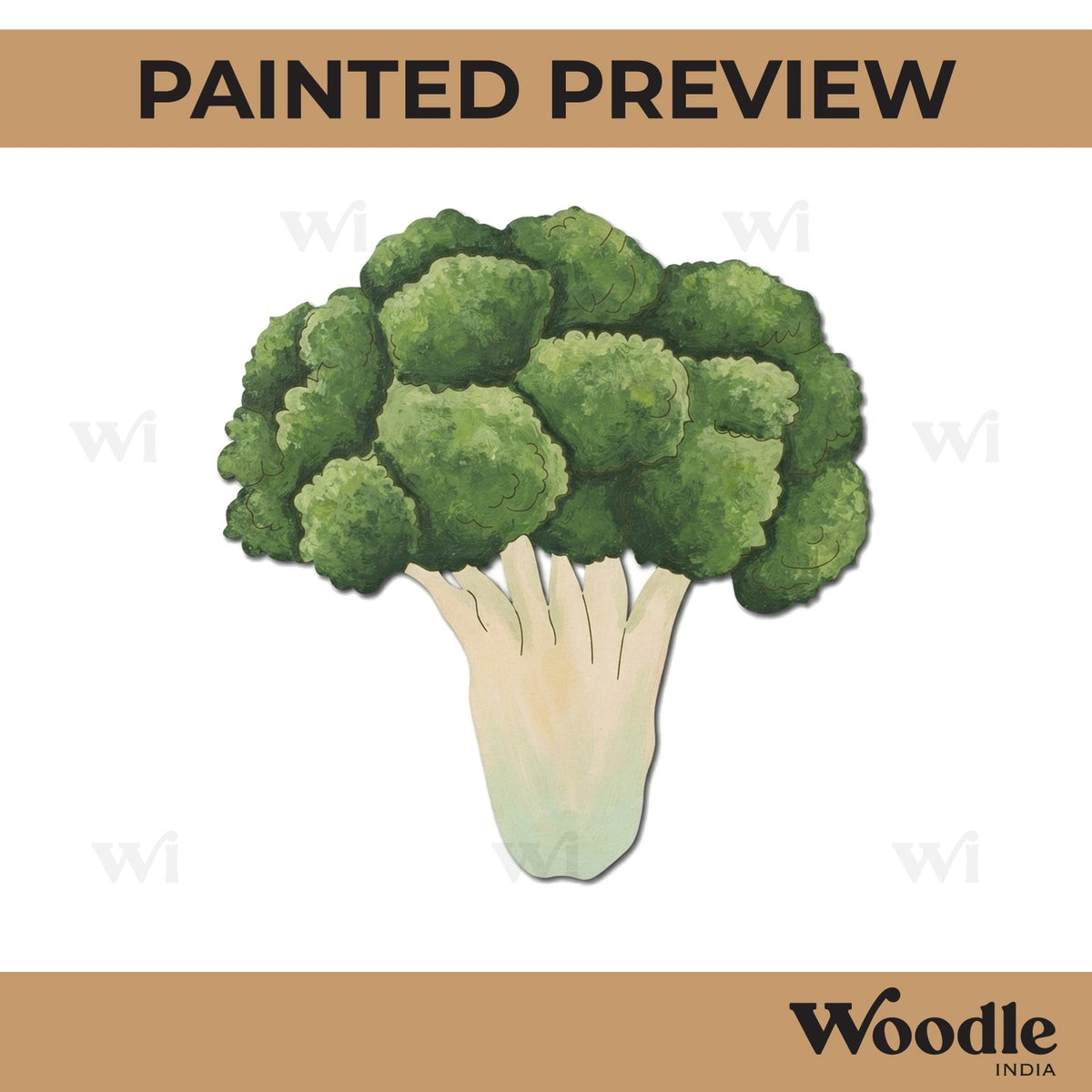 Broccoli Pre Marked MDF Design 2